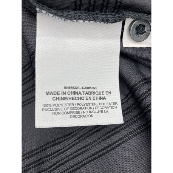 Nike Drifit Polo Men XXL Gray Striped Seattle Seahawks NFL On Field Apparel EUC - Picture 4 of 7